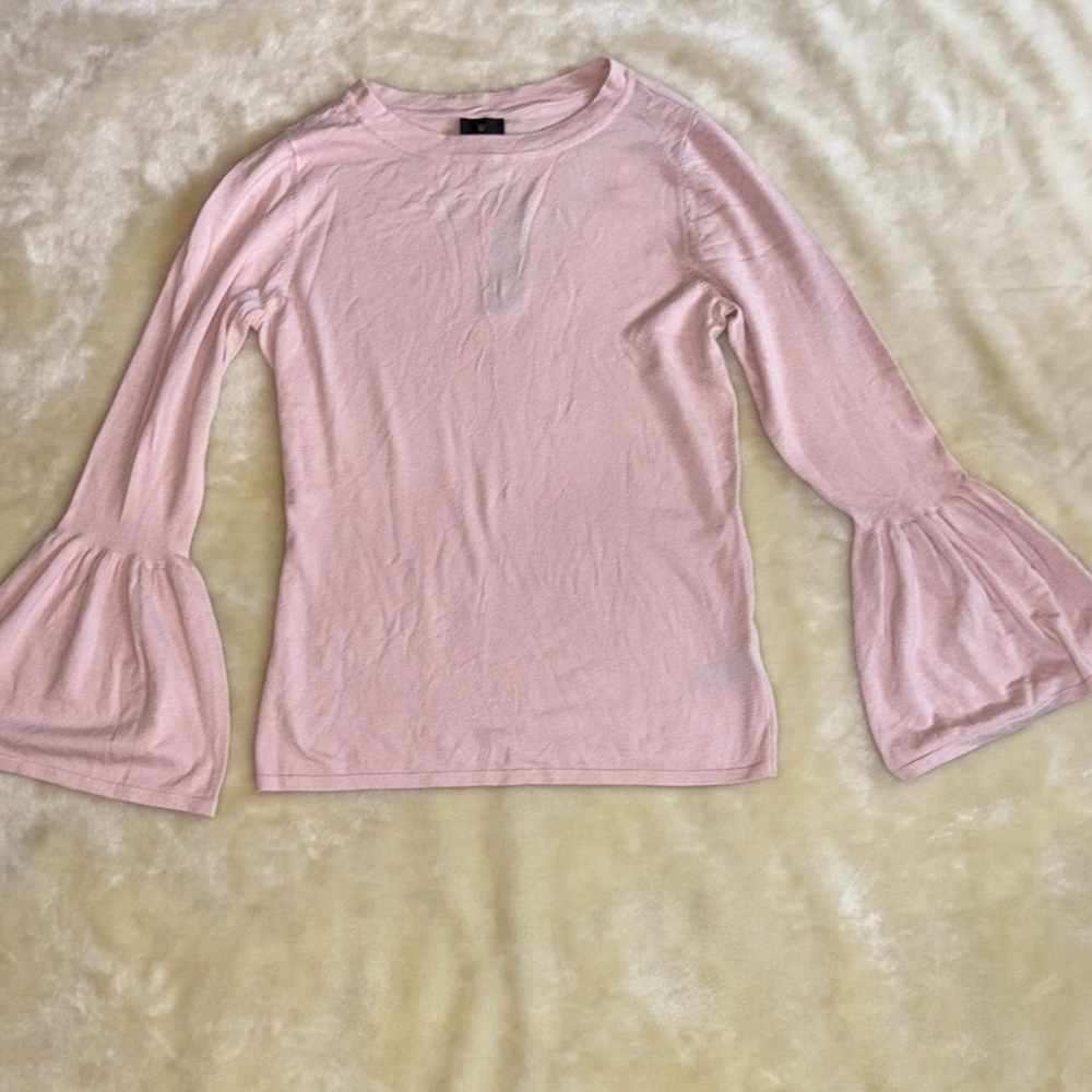 Pink Bell Sleeve Top